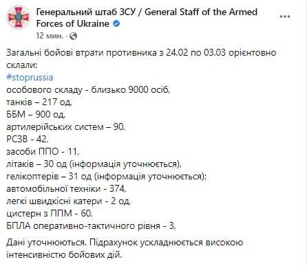 Фронтові зведення по Україні оновлюється - Фронтовые сводки по Украине обновляются  - vtraty (2).jpg