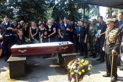 Похороны украинского солдата