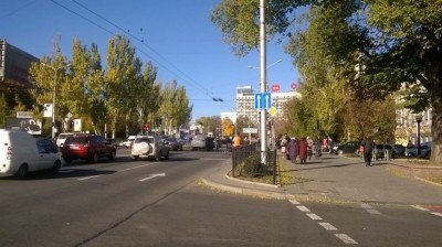 Судя по всему, ДТП произошло в районе Крытого рынка и церкви